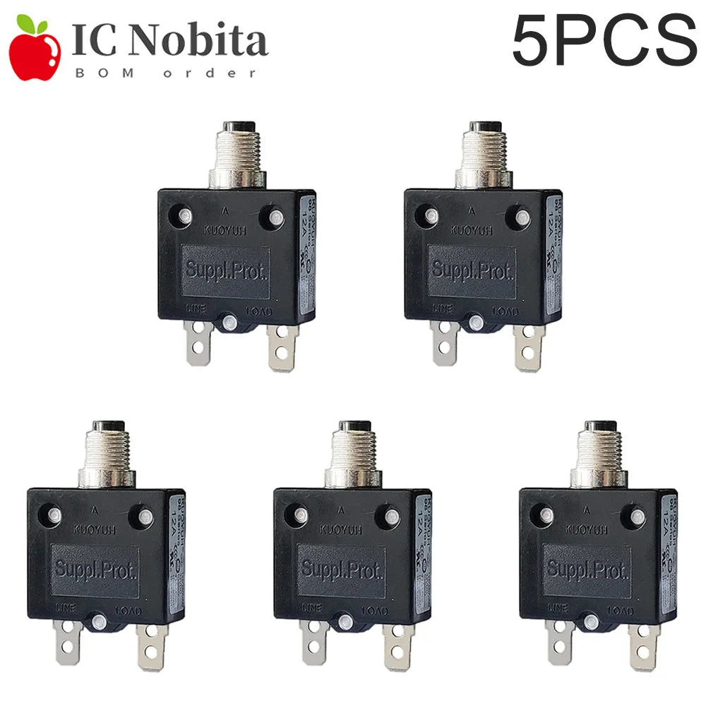 5PCS KUOYUH 98 Series Mini Circuit Breaker Overload Protector Switch 3A 4A 5A 6A 7A 10A 15A 20A 25A 30A 32A 35A 40A 50A