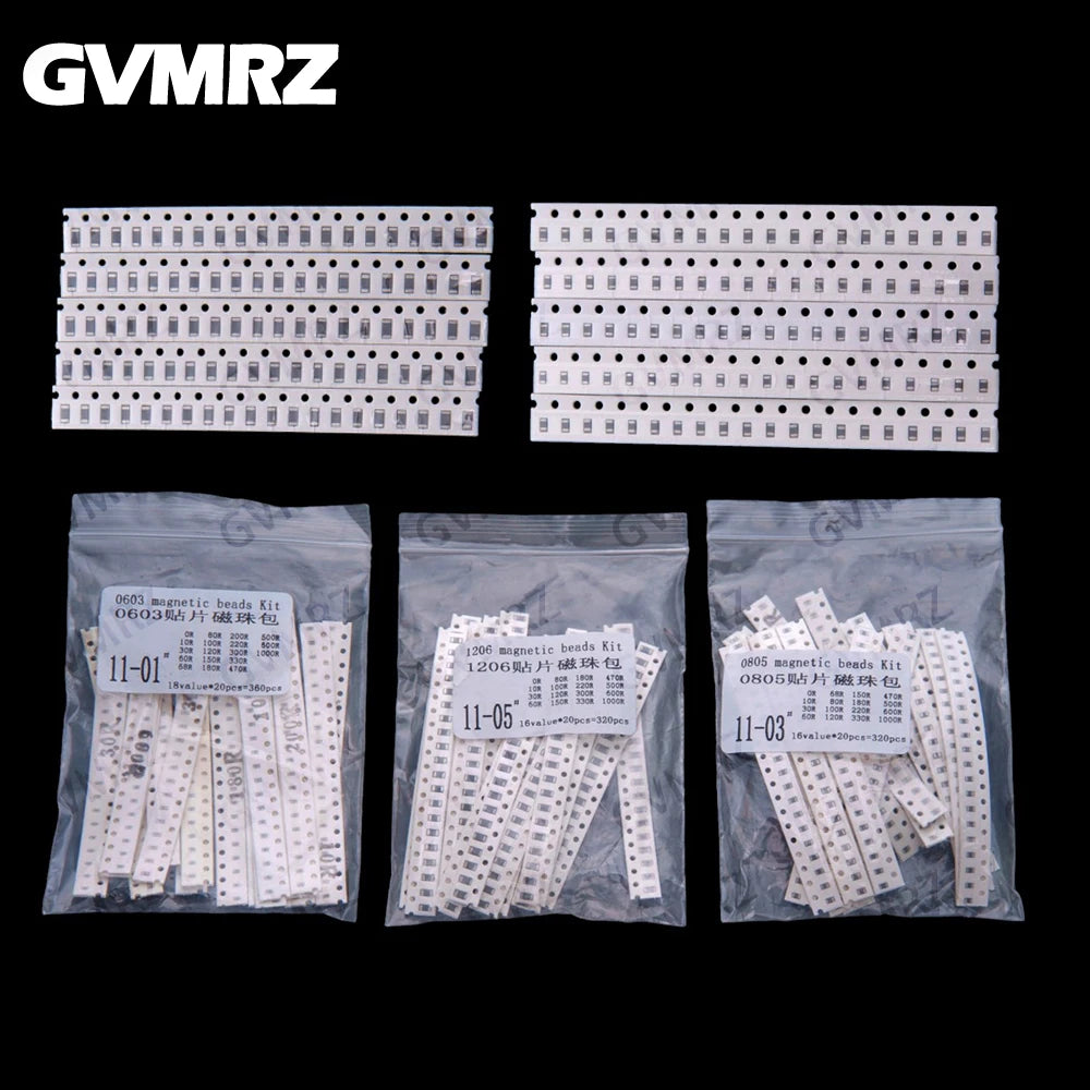 18Values 16Values 0603 0805 1206 SMD ferrite beads SMD 0r 150r 47r 10r 150r 300r 100r 120r 330r