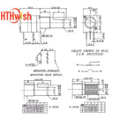 New 5PCS Volume Potentiometer Industrial Switches 5Pin 5K 10K 20K 50K 100K Switch Audio Shaft 15mm Amplifier Sealing RK097G