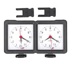 Multifunction Chess Analog Clock Count Up Count Down Timer Mute for Board Game Competition
