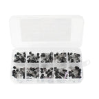 200/480/840pcs TO-92 Transistor Kit Assortment Box BC547 BC327 BC337 2N2222 3906 C945 PNP/NPN Transistors Set Electronics Kit