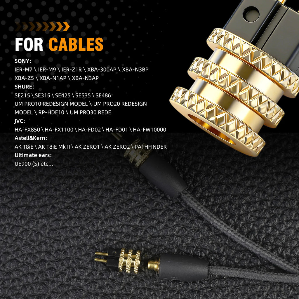 OKCSC Earphones Adapter 0.78mm Male to MMCX Connector for IER-M7\IER-M9IER-Z1R\XBA-300AP\XBA-N3BP\JVC HA-FX850\HA-FX1100\HA-FD02