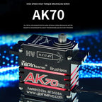 YIPIN Magnetic Coding Servo AK70 High Torque Full Metal Digital Servo 7.4V 70kg Brushless Motor IP67 180 Degree for RC Car Robot