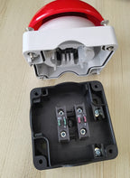 Foot Palm Switch FAK-R/KC11/I Mushroom Push Button Switch Emergency Stop Pedal Switch Manual Foot Switch 1NO+1NC