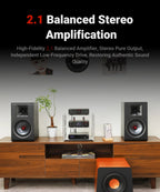 AIYIMA A20 PFFB Stereo Power Amplifier TPA3255 HiFi 2.0 Audio Amp 300Wx2 with XLR/RCA Fully Balanced Input HPF High Pass Filter