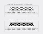 ENMG Direct Insertion 8A 300V DB9 Serial Terminal Block 9 pole 15db25 37 44 50 78 pin male female terminal block rail type D-SUB