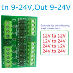 8CH Opto Isolated Level Converter Module NPN PNP 3.3V 5V 12V 24V for Arduino PLC Raspberry Pi MCU 3000V Isolation