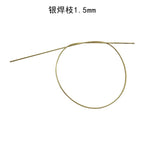 Silver Solder Wire Low Temperature Easy-Flow Low Melting Point Solder Rods (0.5/0.7/1.0/1.5mm Diameter) for Jewelry Welding