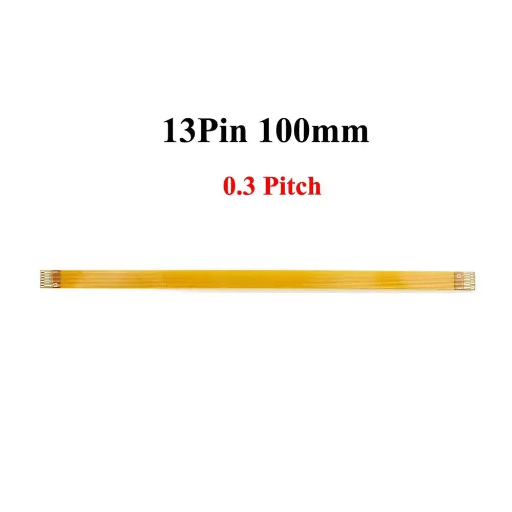 0.3mm Pitch 13 21 23 25 27 21 33 39 45 51 Pin Ffc Fpc Flexible Flat Cable Gold Plated Ribbon Cable