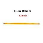 0.3mm Pitch 13 21 23 25 27 21 33 39 45 51 Pin Ffc Fpc Flexible Flat Cable Gold Plated Ribbon Cable