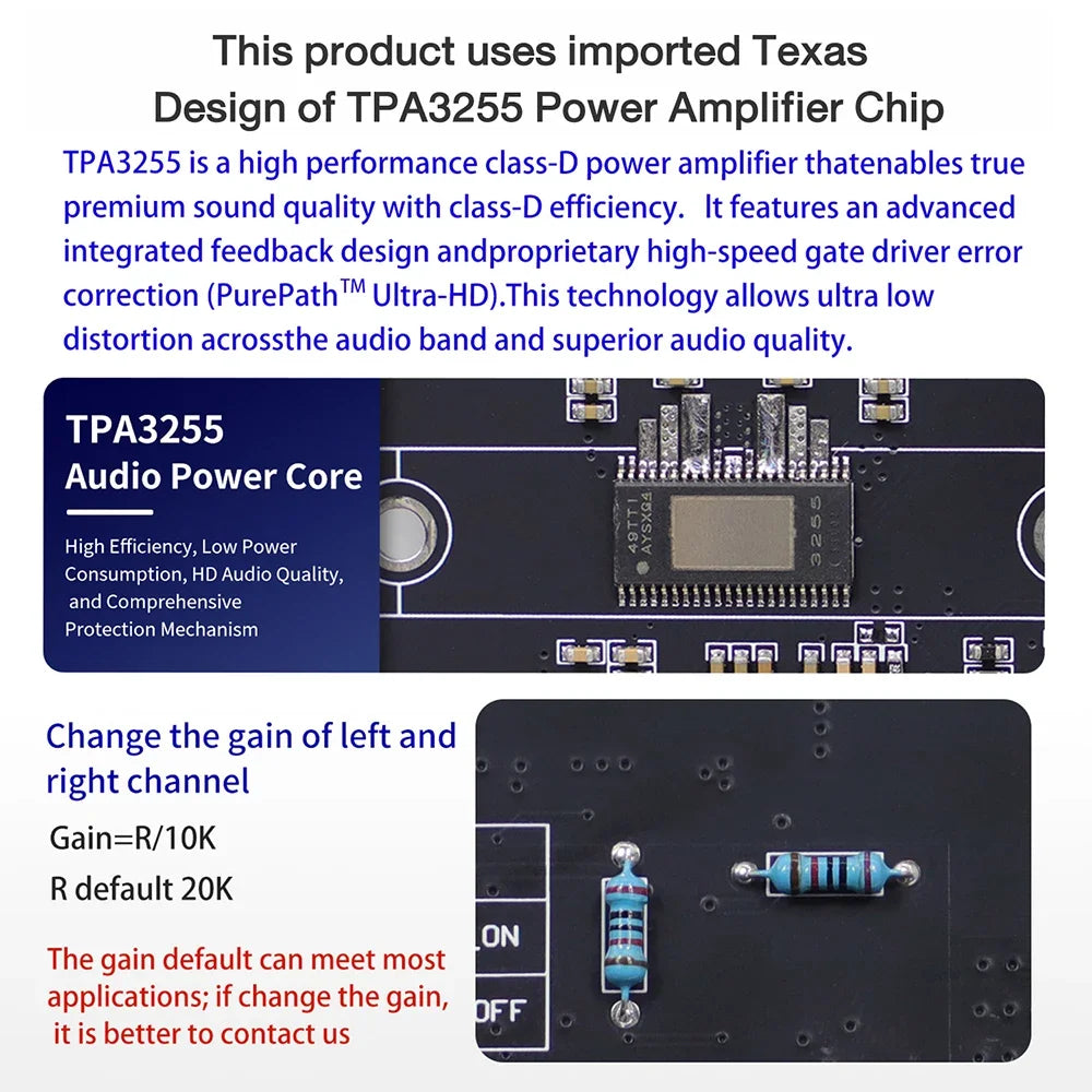 XY-AP3002 600W Power Amplifier Board With TPA3255 Chip For HiFi Audio Home Theater And Outdoor Performance Sinixy Audio