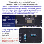 XY-AP3002 600W Power Amplifier Board With TPA3255 Chip For HiFi Audio Home Theater And Outdoor Performance Sinixy Audio