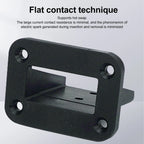 2pcs 50A Plug Mounting Panel Flame Retardant Embedded Connectors Flush Mount Recessed Plate for Anderson Power SB50 Series Conne