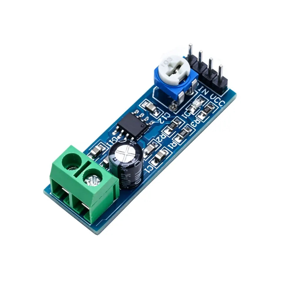 1-5pcs LM386 Audio Power Amplifier Module 200 Times Gain Amplifier Board mono Power Amplifier 5V-12V Input