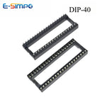 10PC 2.54mm IC Socket DIP6 DIP8 DIP14 DIP16 DIP18 DIP20 DIP28 DIP40 Pin Connector 8 14 16 18 20 24 28 40Pin DIP Socket Chip Base