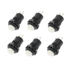 6pcs 12mm self-locking Momentary push button switches 3A /125VAC 1.5A/250VAC Minitype Push Button Switch DS-227 427 DS-228 428