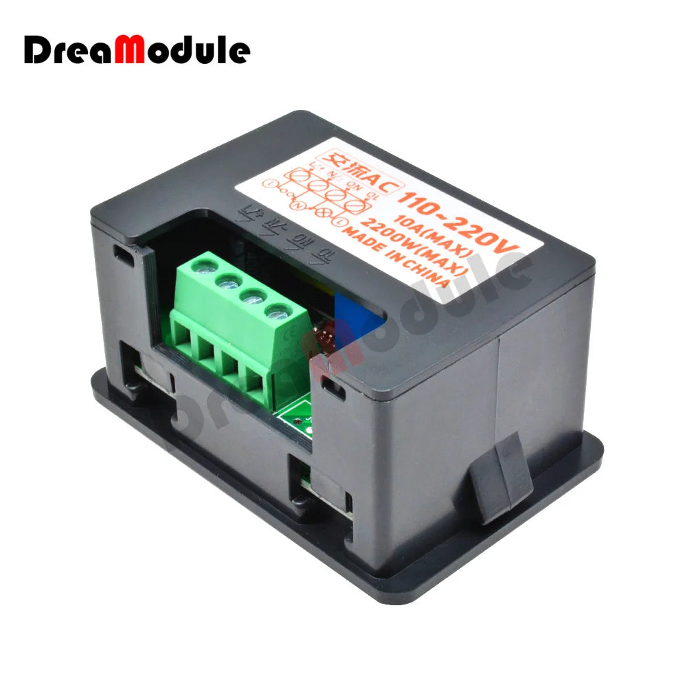 Microcomputer Time Controller DC 12V 24V AC 110V-220V Digital Time Delay Relay LCD Adjustable Timing Relay Time Delay Switch