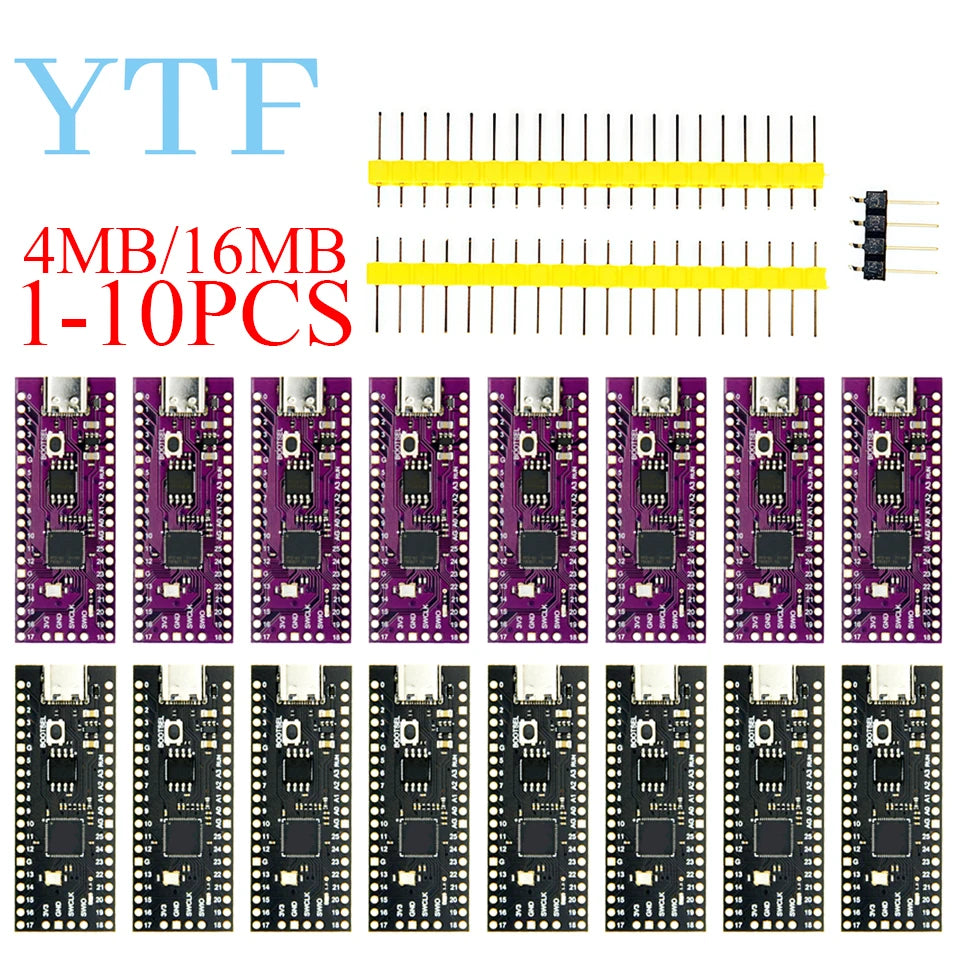 1-10PCS Ultimate Pico RP2040 128Mbit 4/16MB Compatible With Raspberry PI Dual-core Processors