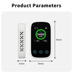 3 In1 Air Quality Meter CO2 Temperature Humidity Tester LCD Screen NDIR Sensor Carbon Dioxide Monoxide Detector with Voice Alarm