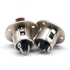 3/4/5pin Round Male/Female Metal XLR Speaker Panel mount socket Connector Adapter Audio Microphone Socket