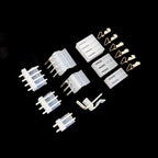 5 Sets 3.96mm CH3.96 Connector Kit (2/3/4/5/6/7/8/9/10P) - Straight & Bent Pin Headers, Sockets, Plugs & Terminals Included