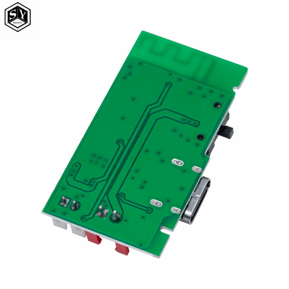 4 OHMS  3W Mono Bluetooth Power Amplifier PCBA Battery Charging Function 3.7V Lithium Battery Bluetooth Module