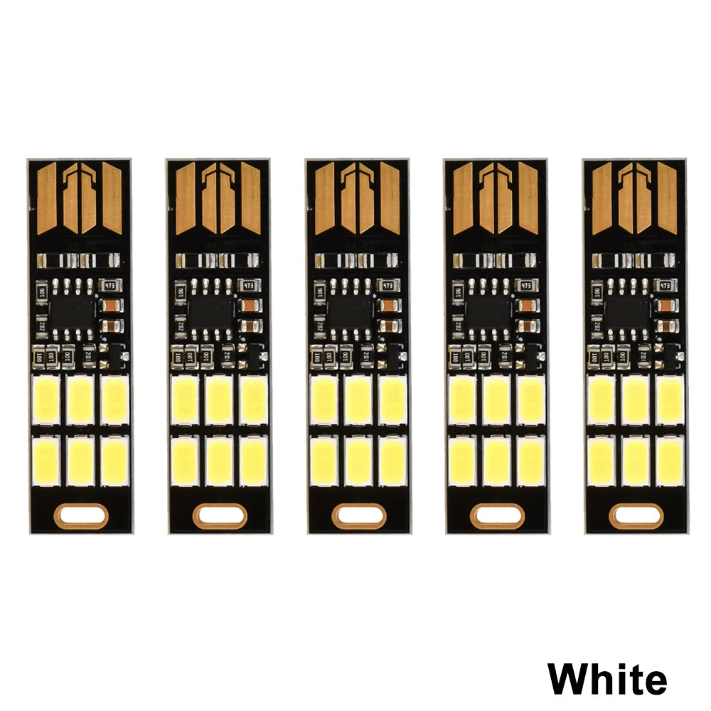 Mini USB LED Night Lamp Dimmable SMD 5730 USB Book Light Touch Control 6 leds Light For Laptop PC Book Reading Table Lamp