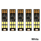 Mini USB LED Night Lamp Dimmable SMD 5730 USB Book Light Touch Control 6 leds Light For Laptop PC Book Reading Table Lamp