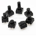20pcs/lot 12x12mm Panel Waterproof Tact Switch 12*12*6/7/8/9/10/12mm Dustproof Switch 4Pin DIP Micro Buttons