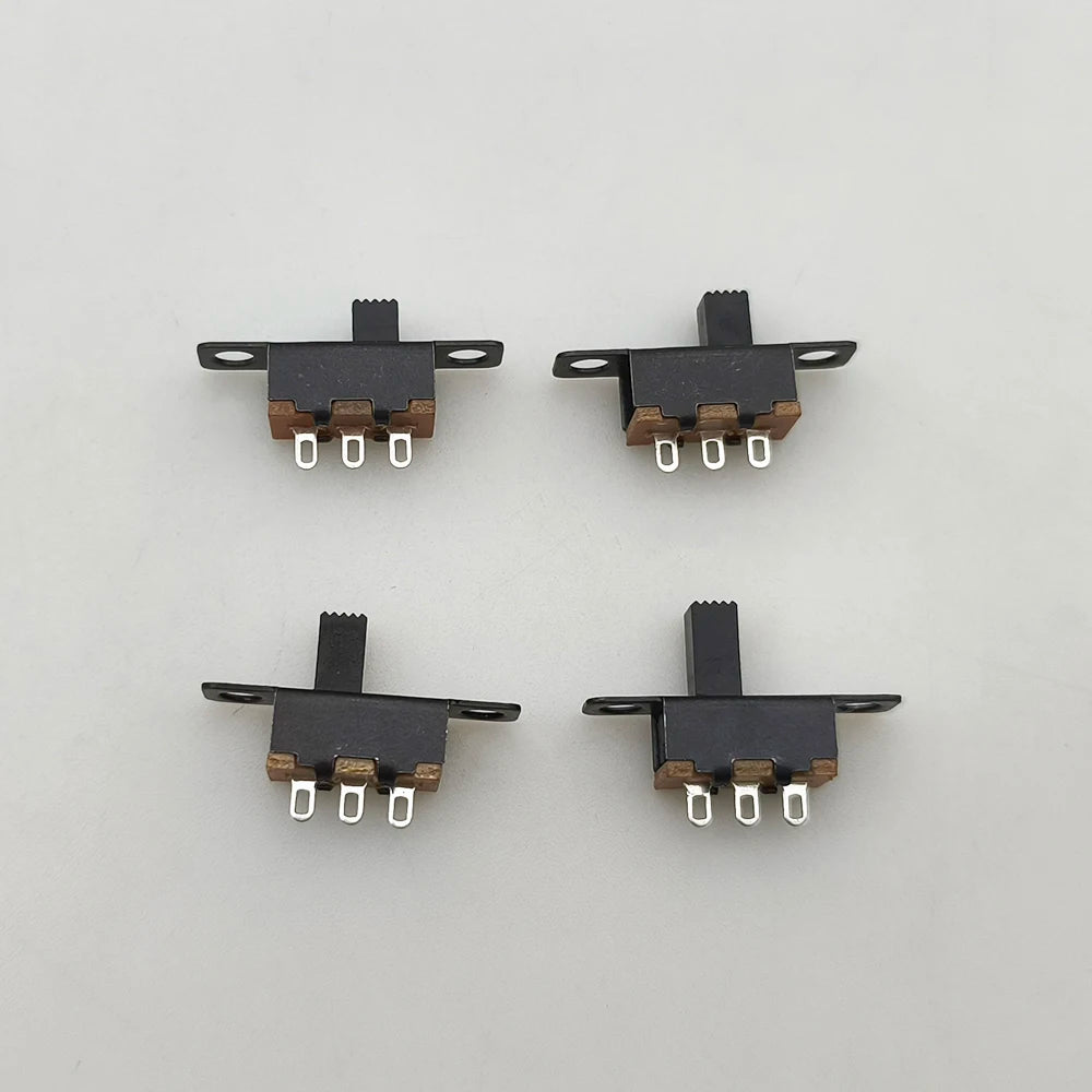 20Pcs SK12D07VG/SS12D00/SS12F15 Toggle Switch 3 Pin 1P2T PCB Slide Switch DIP ON-OFF Handle High:2mm/3mm/4mm/5mm/6mm