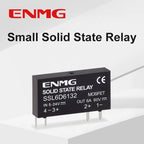 ENMG Ultra-compact Low-Profile Solid State Relay 5V12V24V PLC Interface Type SSL6D6132 DC Control DC AC 6A 2A One Normally Open