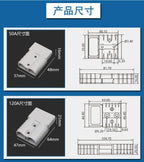 10Pcs 50A/120A/175A/350A Anderson Style Plug Connector 12-24V DC Battery Quick Connector Disconnect Plug for Motor Winch Trailer