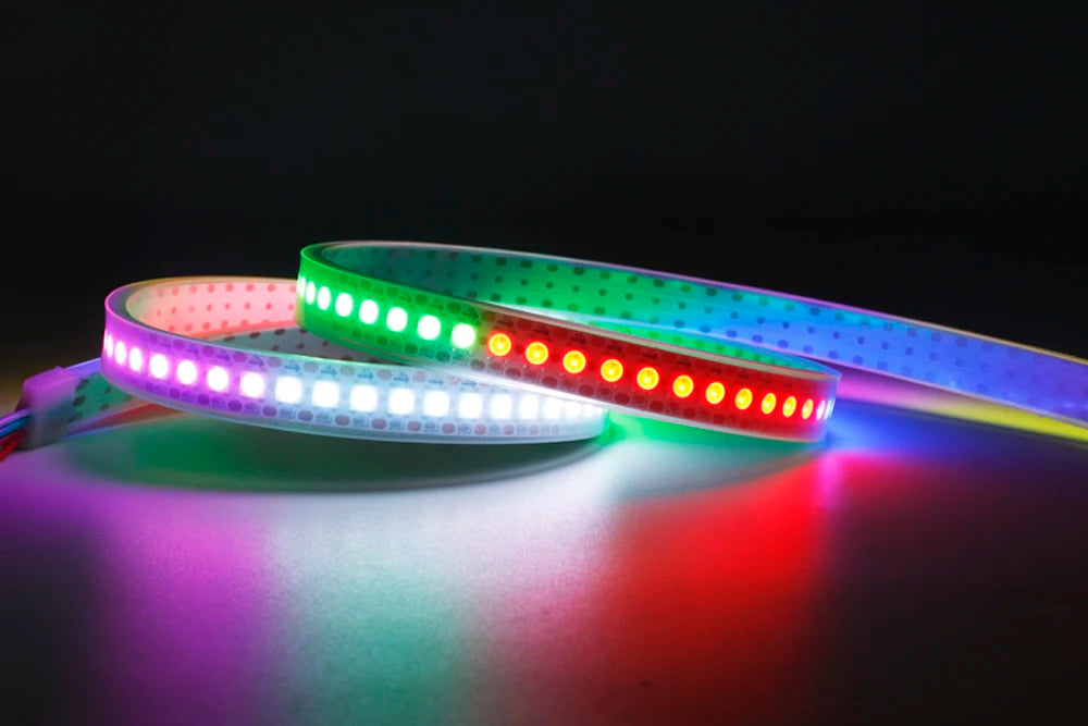 1-3M WS2812B WS2815 LED Strip 144 Pixels/LEDs/m Addressable IC Smart 5050 RGB LED Strip Light IP30/IP65/IP67 DC5V/12V