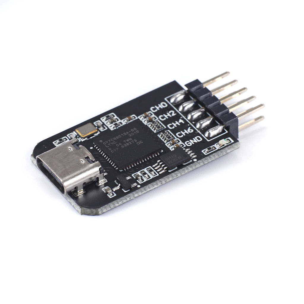 Logic Analyzer 16Mhz 24Mhz Sampling 8 Channels Analyzer Development Board Module Type-C Interface MCU ARM FPGA Debugging Tool