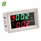 Dual Display Time Relay Module DC 12V Time Delay Relay Relay Timing Delay Cycle Time Control Switch 20A Passive Output