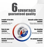 JCD High-Purity Lead-free Solder Wire 50g 0.6mm 0.8mm 1.5mm Household Low-temperature Environmentally Friendly Solder Joint