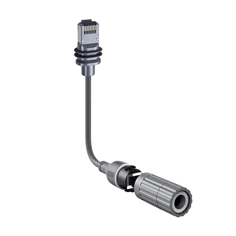 For Starlink Gen3 Ethernet Adapter Cable Extension to RJ45 Female Coupler Waterproof with Starlink Router Dish Outdoor Extender