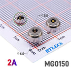 1/3/5 Pair Circular Shape Magnetic Pogo Pin Connector 1 2 3 4 5 Pole Male Female Probe DC Power Charging Round Profile