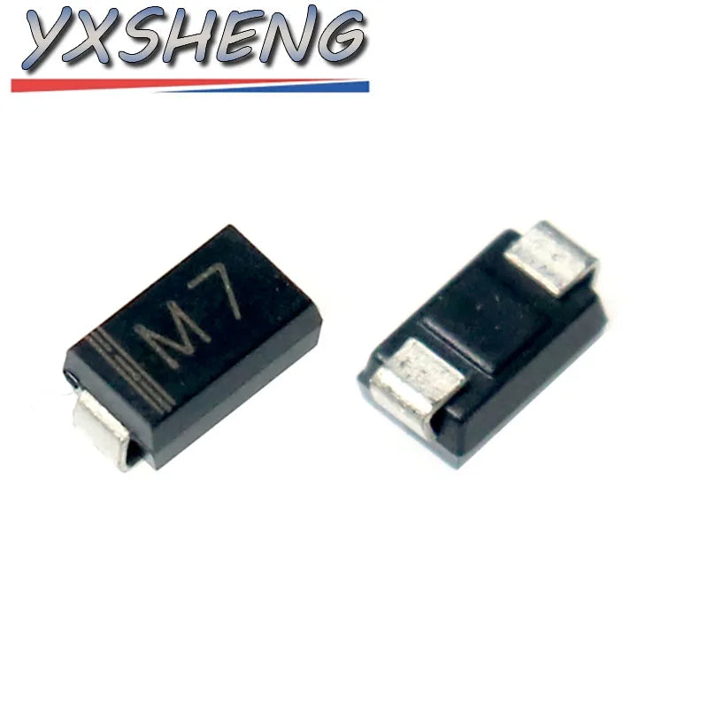 100PCS 1N4007 SMA IN4007 M7 SMD New Rectifier Diode