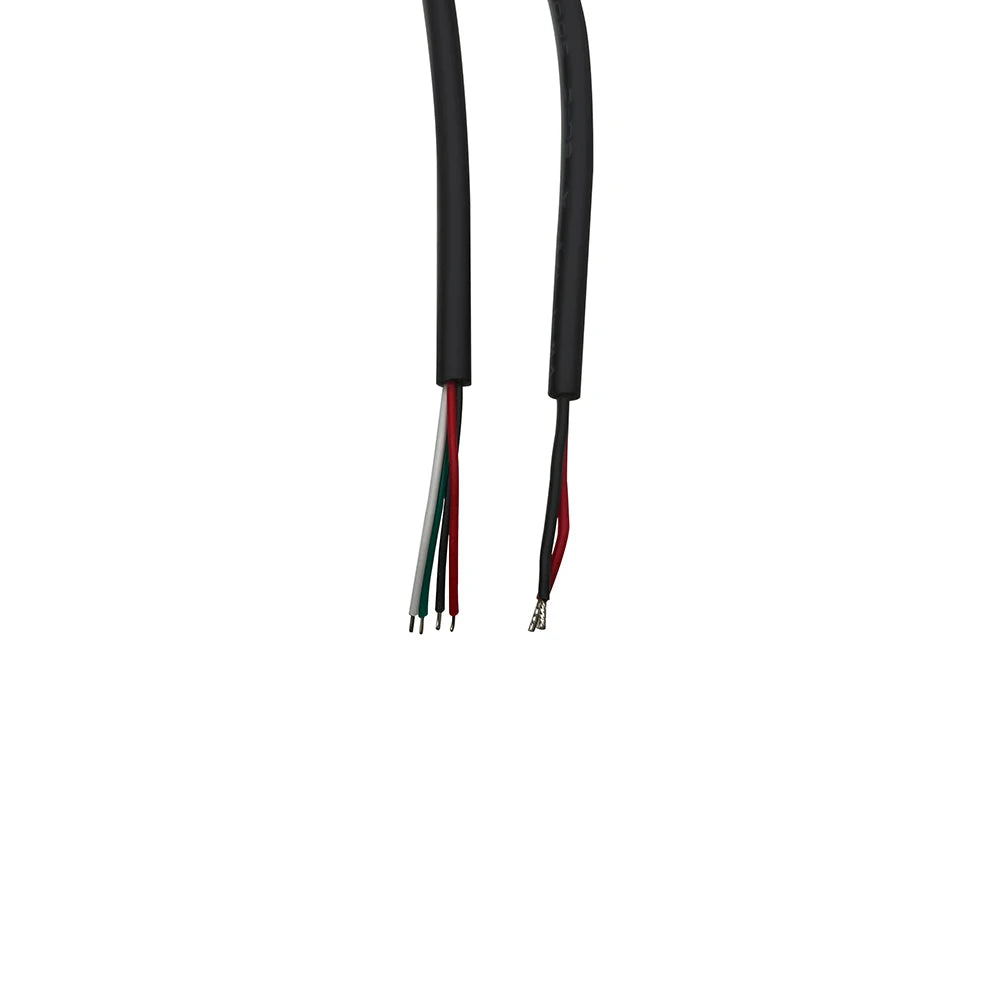 1Pcs 2 Wire 4 Wire Micro USB Power Supply Cable Elbow Head Male Plug Charging Connector DIY Repair Cable 0.3m