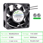 ANCHAOPU EC Brushless Cooling Fan AC 110V 120V 220V 240V Ball Bearing 2 Lines 60mm 70mm 80mm 92mm 120mm 140mm For Cabinets