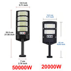 NEW 86000000LM 50000W/20000W Solar Lights Outdoor Waterproof Street Lamp Floodlight With Motion Sensor Garden Wall Yard Light