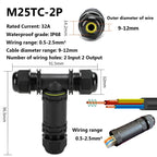 IP68 Waterproof Joint Wire Quick Connection Connector 2 3 4 Pin Solderless LED Lamp Electric Wiring Outdoor Rainproof Terminal