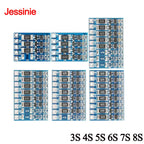 BMS 3S 4S 5S 6S 7S 8S 18650 Balance Function Lithium Battery Charger Protection Board Module Li-ion Lipo PCB Charging Equalizer