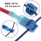 10/20/60/100Pcs T-Tap Connectors Quick Electrical Cable Connector Snap Splice Lock Wire Terminal Waterproof Crimp Wire Terminals