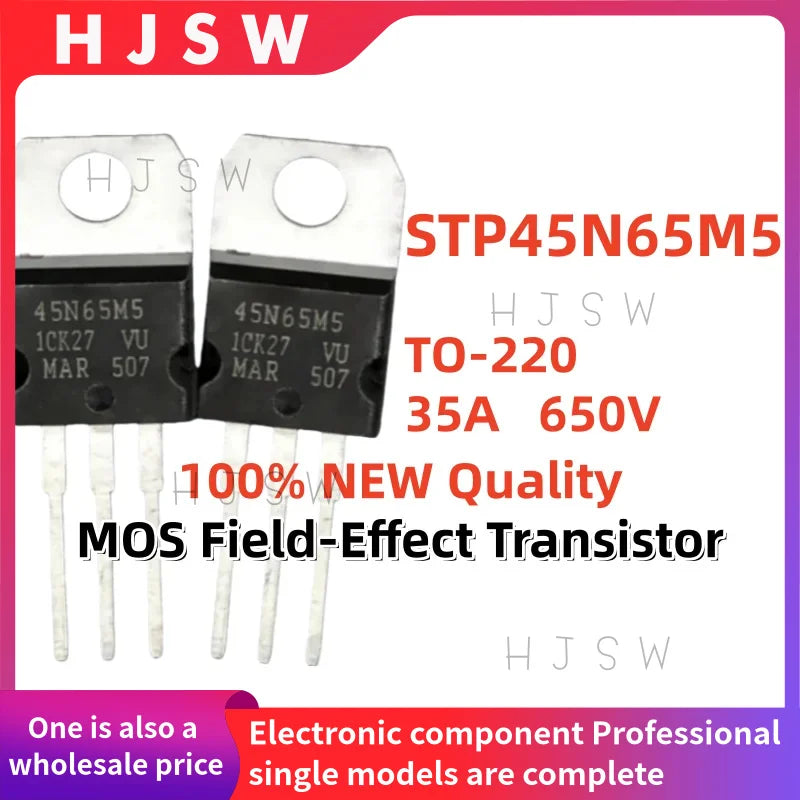 10/20/30PCS 100% Brand New and High Quality STP45N65M5 STP 45N65M5 45N65 TO-220 35A 650V MOS Field-Effect Transistor