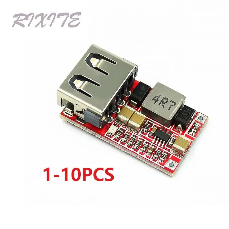 5PCS 5V Boost Step Up Power Module Lithium LiPo Battery Charging Protection Board LED Display USB For DIY Charger 134N3P Program