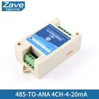 Analog Acquisition Module 4-20mA 0-5V 10V to RS485 Transmitter Modbus Wide Voltage High Precision AD