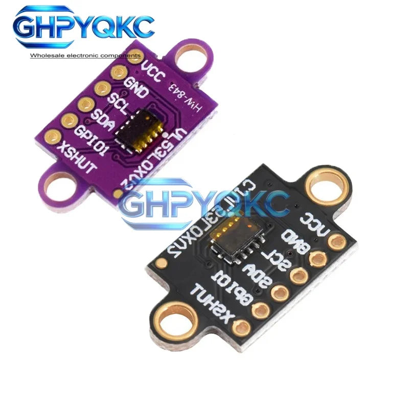VL53L0X Time-of-Flight (ToF) Laser Ranging Sensor Breakout 940nm GY-VL53L0XV2 Laser Distance Module I2C IIC 3.3V/5V for arduino