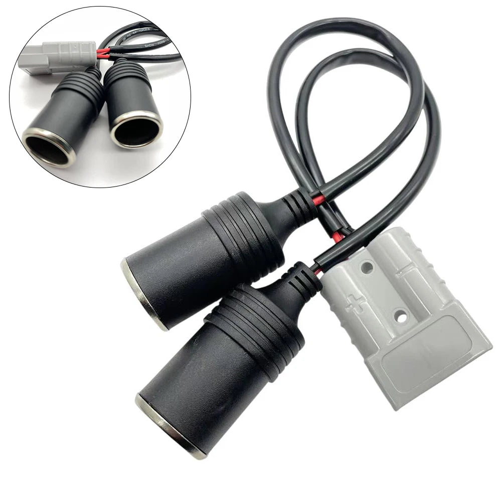 Robust For Anderson Connector 50Amp to 16A Female Socket Adapter for Powering Vehicle For Refrigerators and Compressors